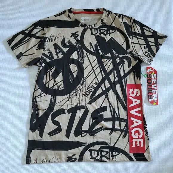 Seven Souls Other - Seven7️⃣ Souls Graffiti Tee👕 - NWT